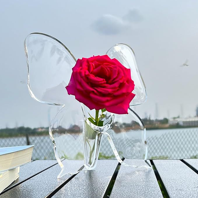 Flutter Bloom Butterfly Vase