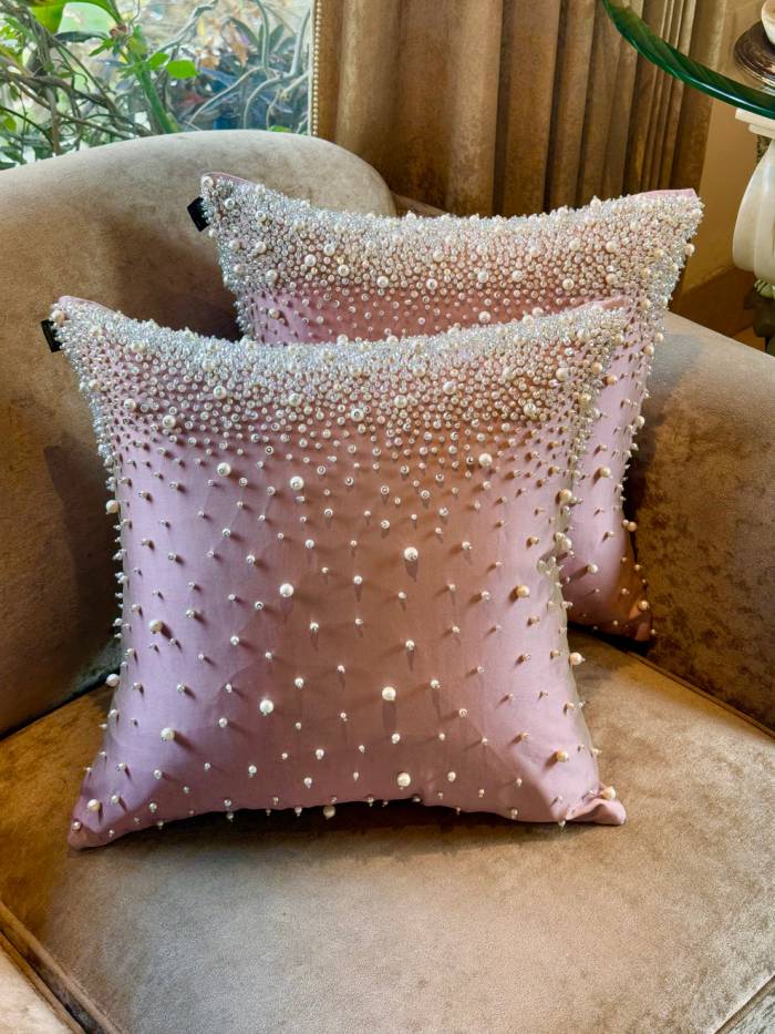 Pink Galaxy Cushion Cover