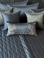 The Deep Blue Flamingo Bedding Set
