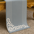 Imperial Azure Embroidered Runner