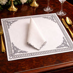 Ivory Dynasty Table Mat and Napkin Set
