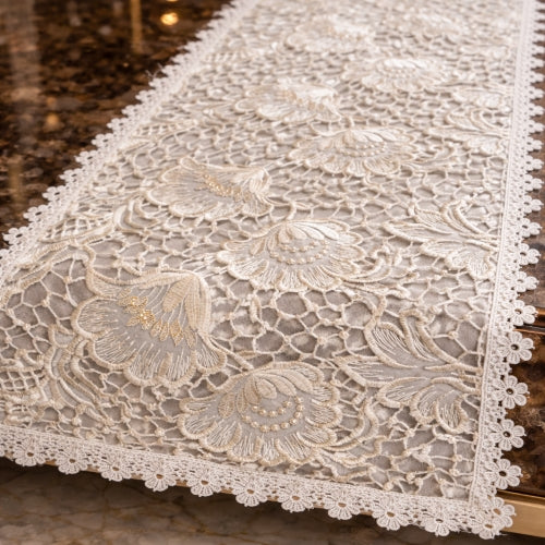 Ivory Royale Lace Table Runner