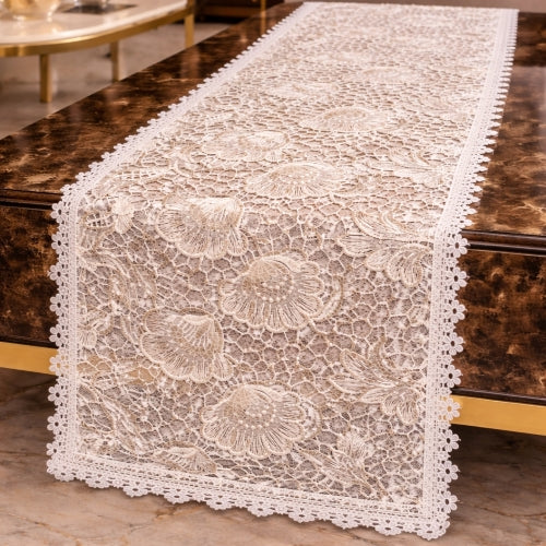 Ivory Royale Lace Table Runner