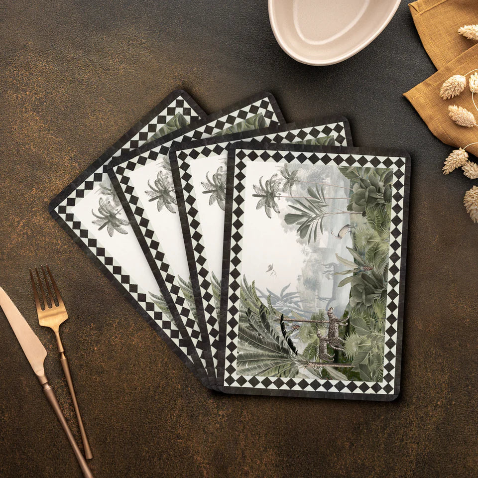Jungle Royals: Luxury Wooden Trivets
