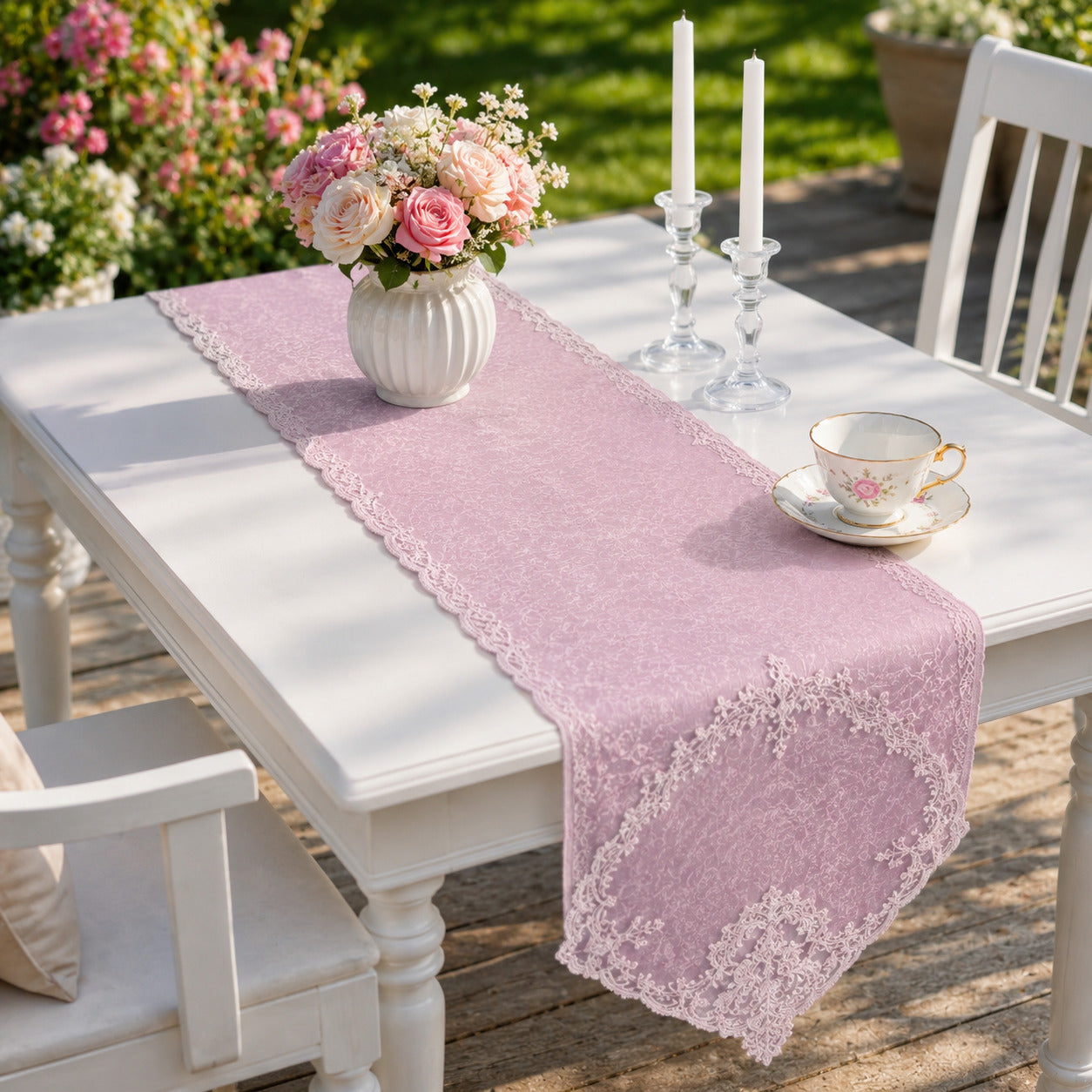 Lavender Delight Table Runner