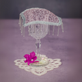 Lavender delight  Coaster and Glass lid Set (12-Piece Set)