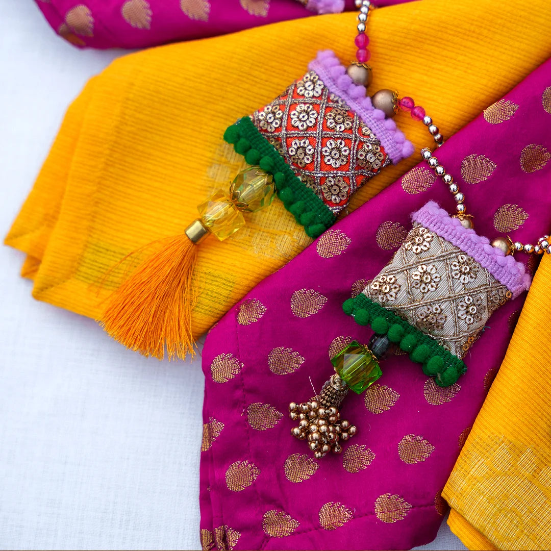 Festive Fusion Napkin and Napkin Rings
