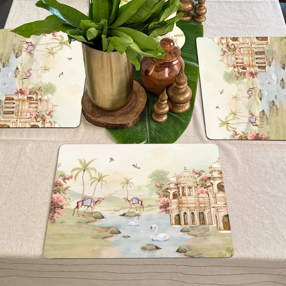 Oasis Palace Premium Wooden Table Mat
