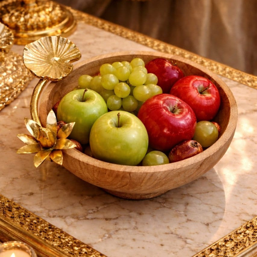 Padma Aura Wooden Bowl