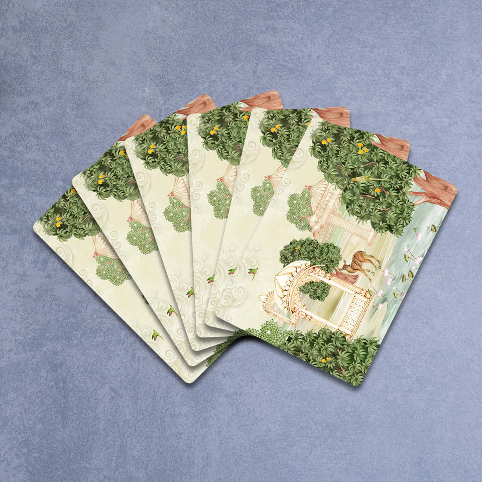 Pavilion Of Peace Wooden Dining Table Mat