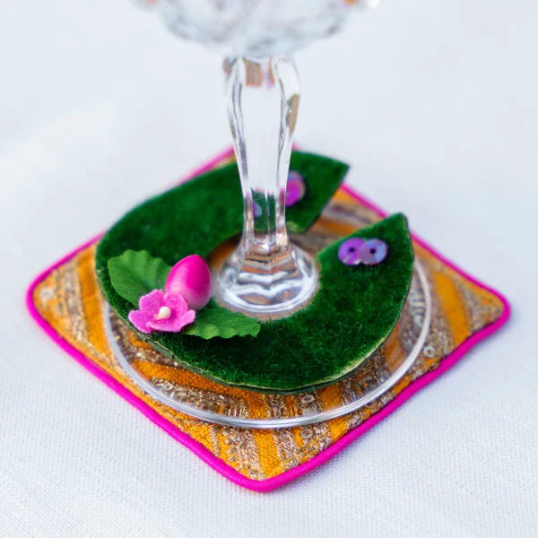 Pichwai Costers, Glass Charms and Glass Covers