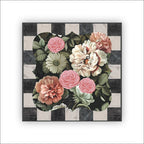 Regal Vintage Garden: Luxury Wooden Trivets