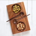 Twin Bowl Serving Board