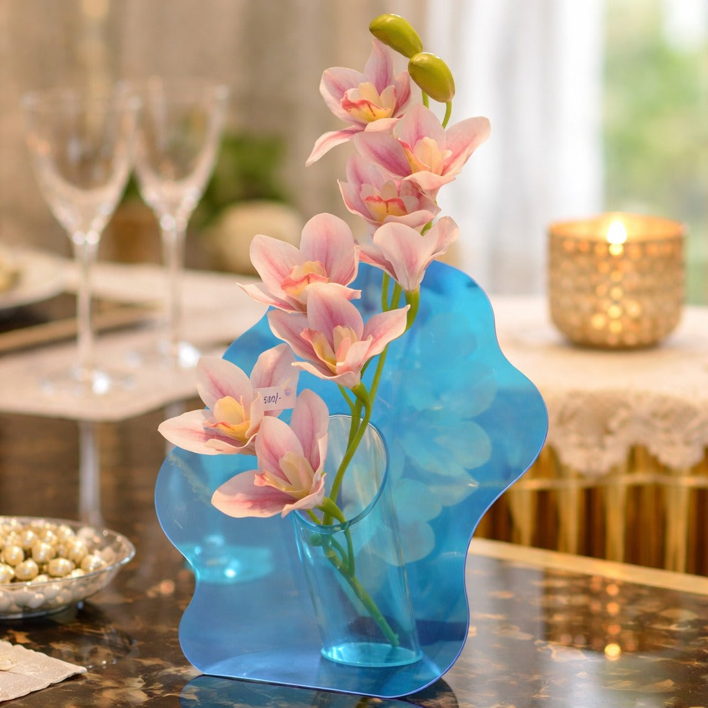 Serene Bloom Acrylic Vase