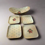 Square Quarter Plates (The Deer Story) set of 4