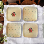 Square Quarter Plates (The Deer Story) set of 4