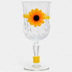 Sunflower Dual Glass Charm Set