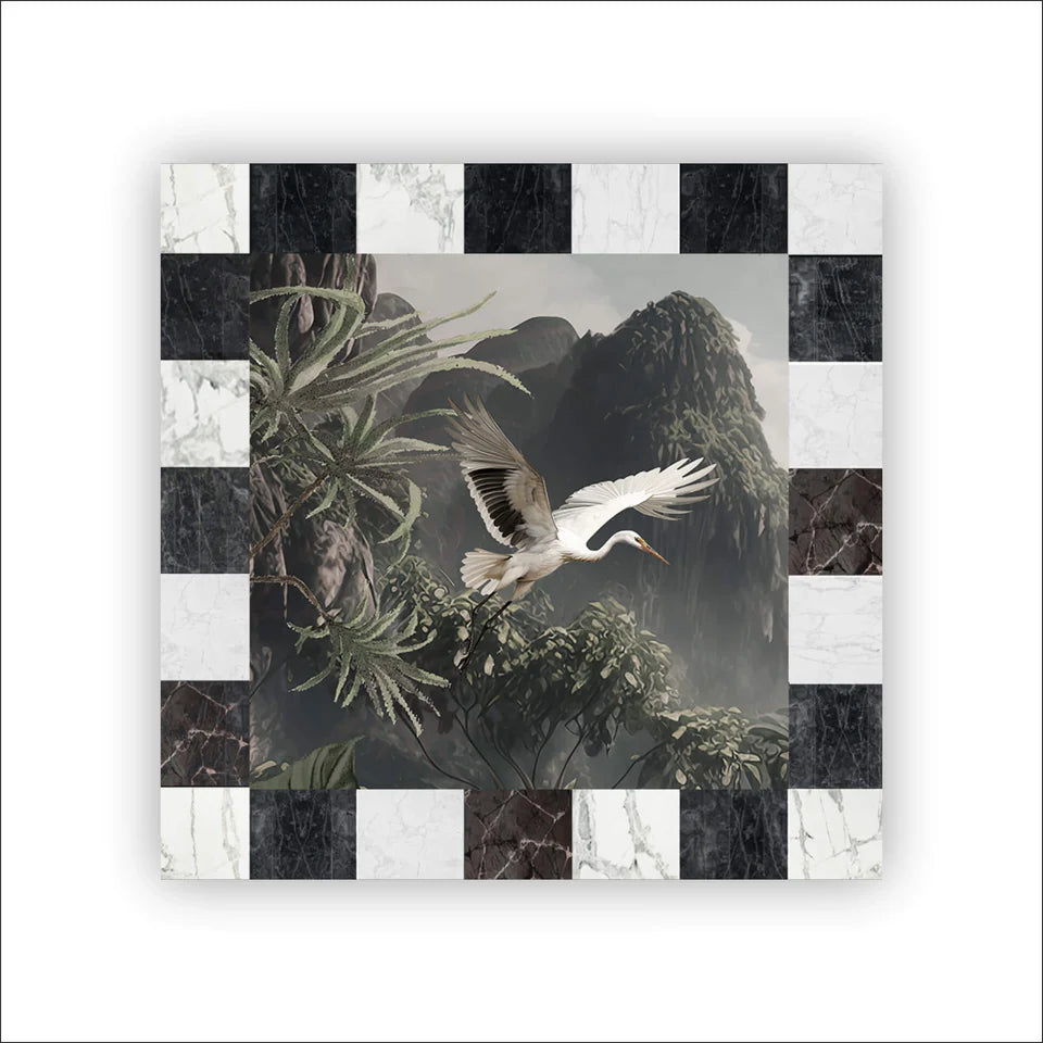 The White Heron Luxury Wooden Trivets