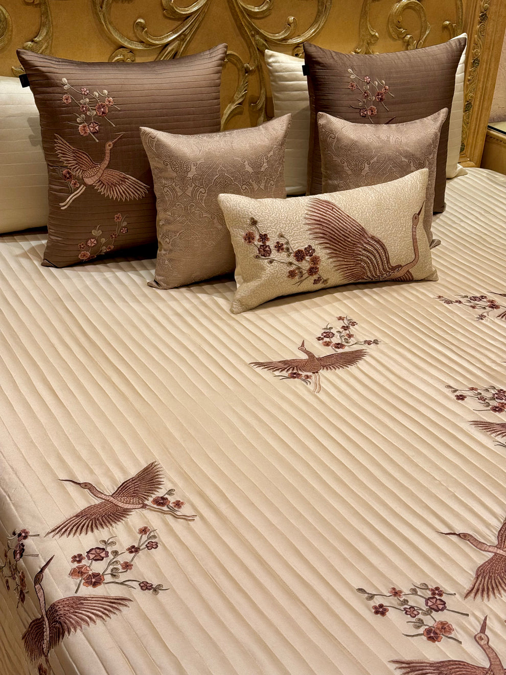 The Butter Cream Fern Bedding Set