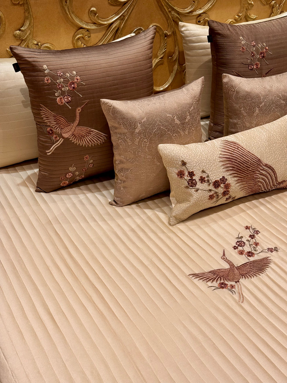 The Butter Cream Fern Bedding Set