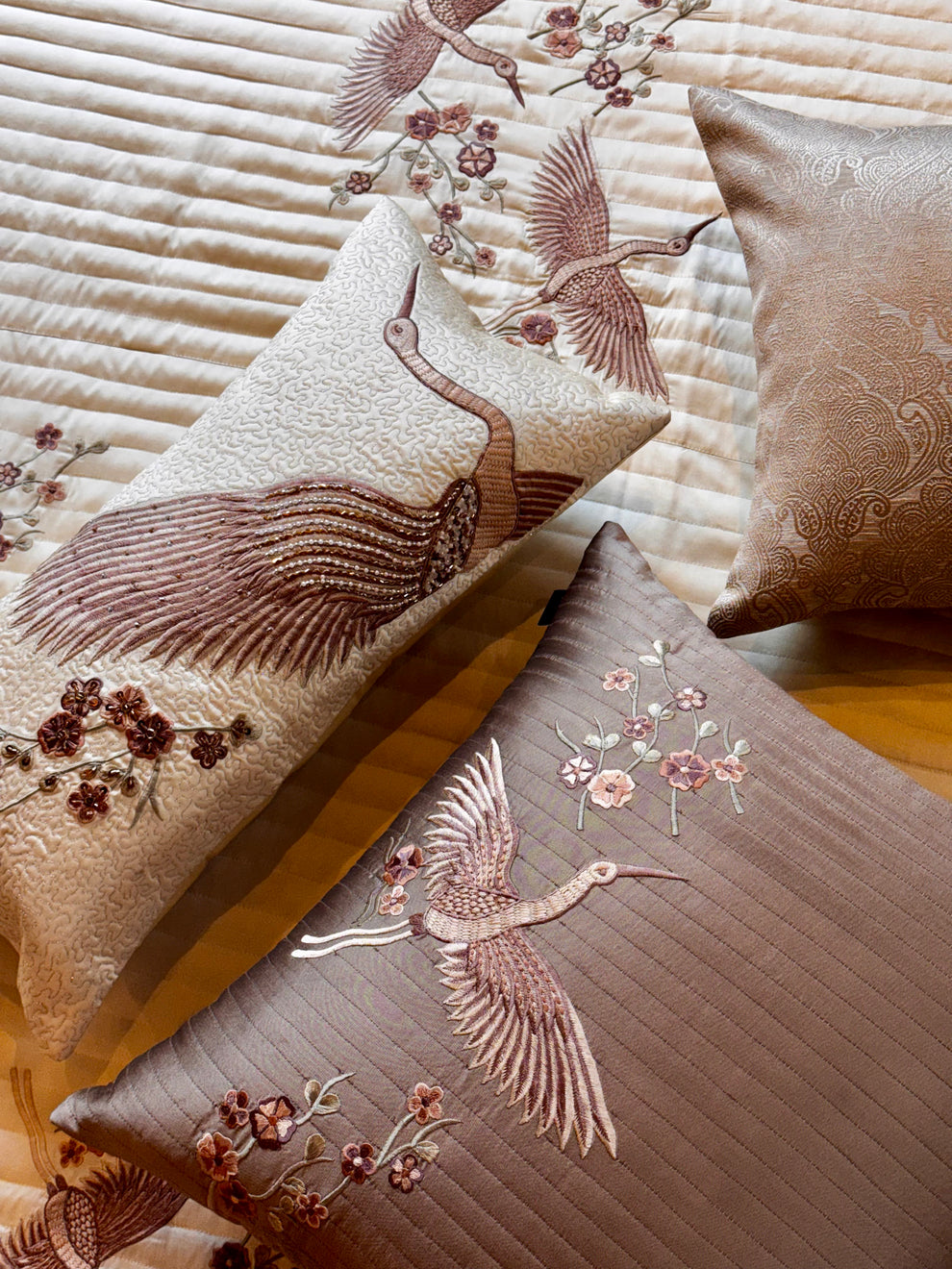 The Butter Cream Fern Bedding Set