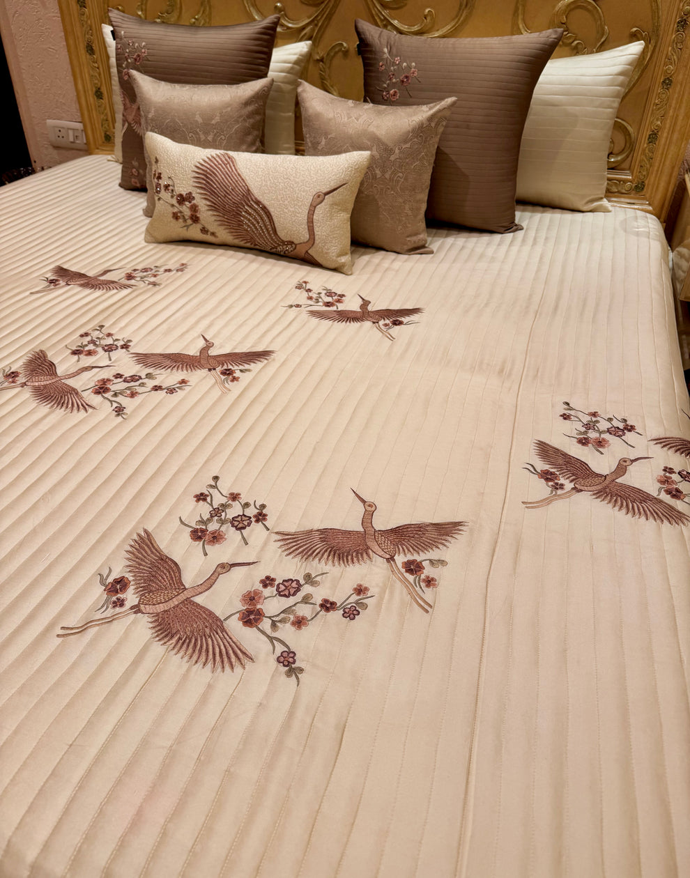 The Butter Cream Fern Bedding Set