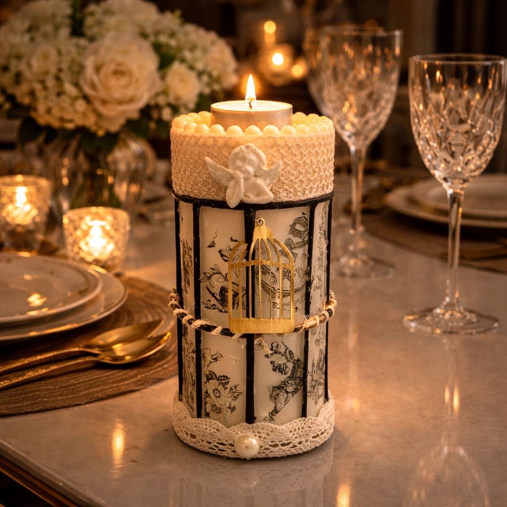 The Royal Cherub Candle