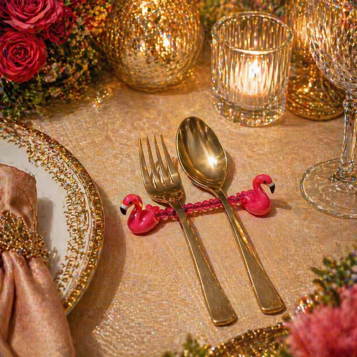 Tropical Flamingo Cutlery Rest