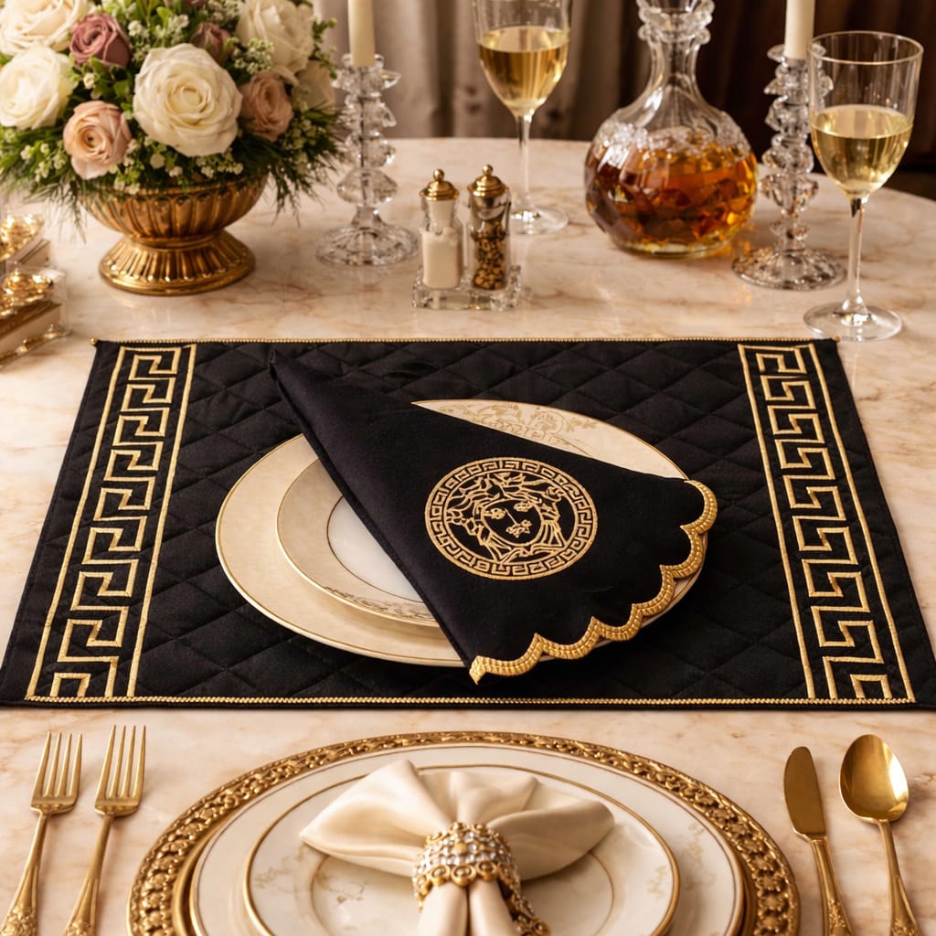 Versace Inspired Table Decor