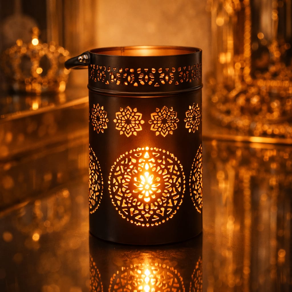 Noor-e-Darbar Cutwork Candle Lantern