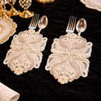 Pearl Lace Cutlery Cover