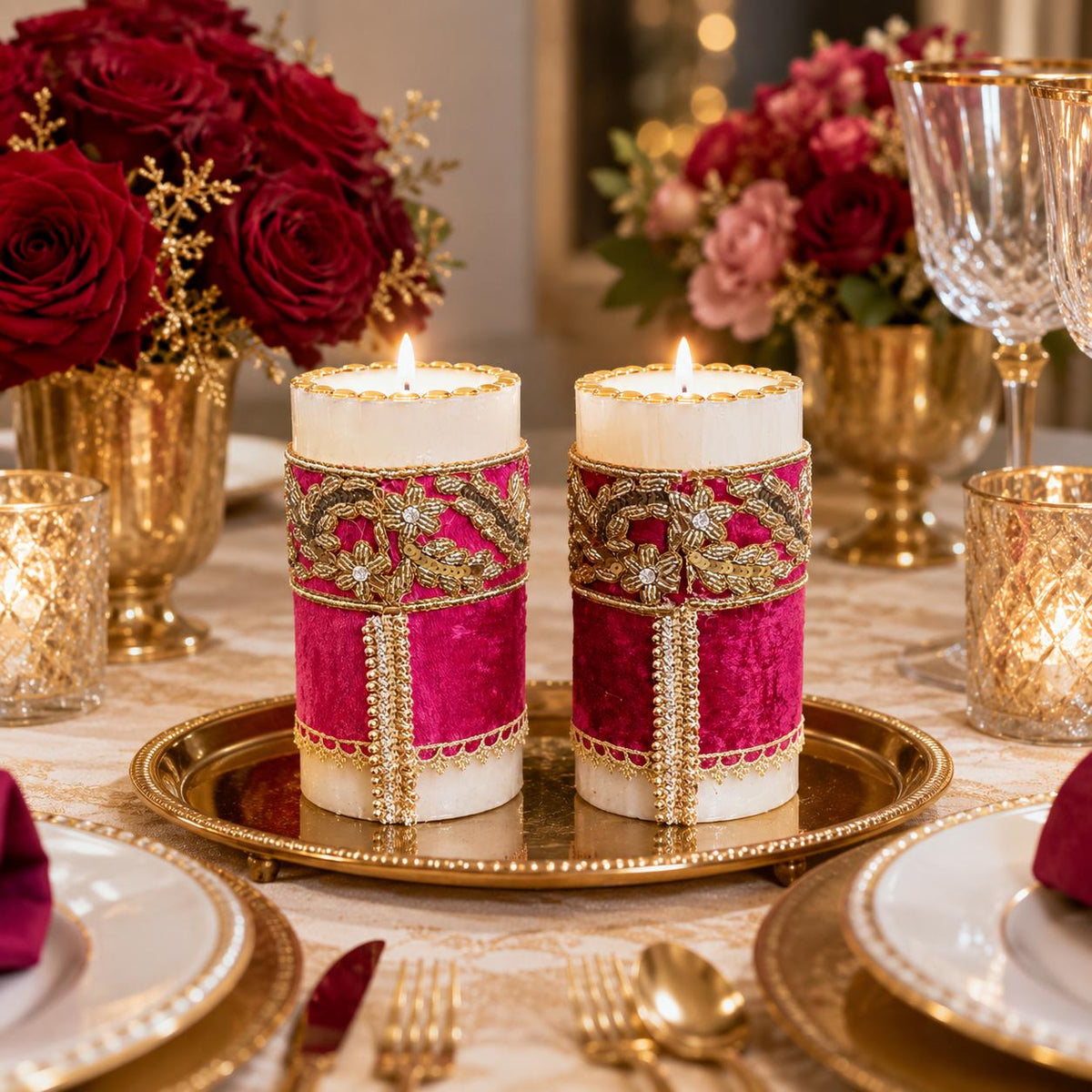 Maharani Luxe Candle Duo