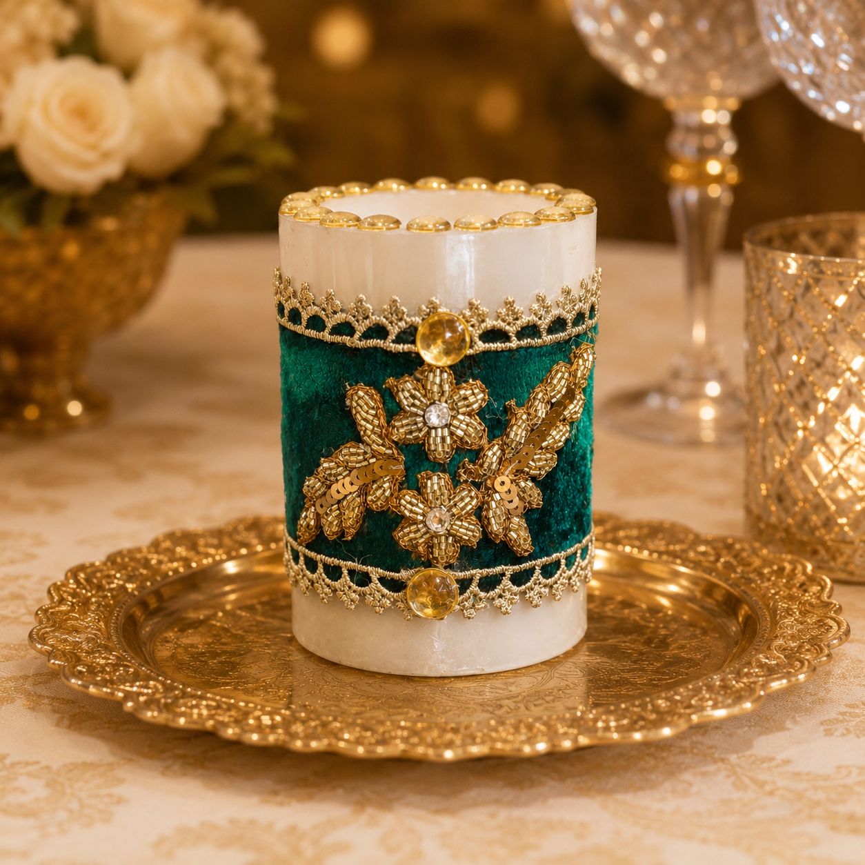 Emerald Maharani Luxe Candle