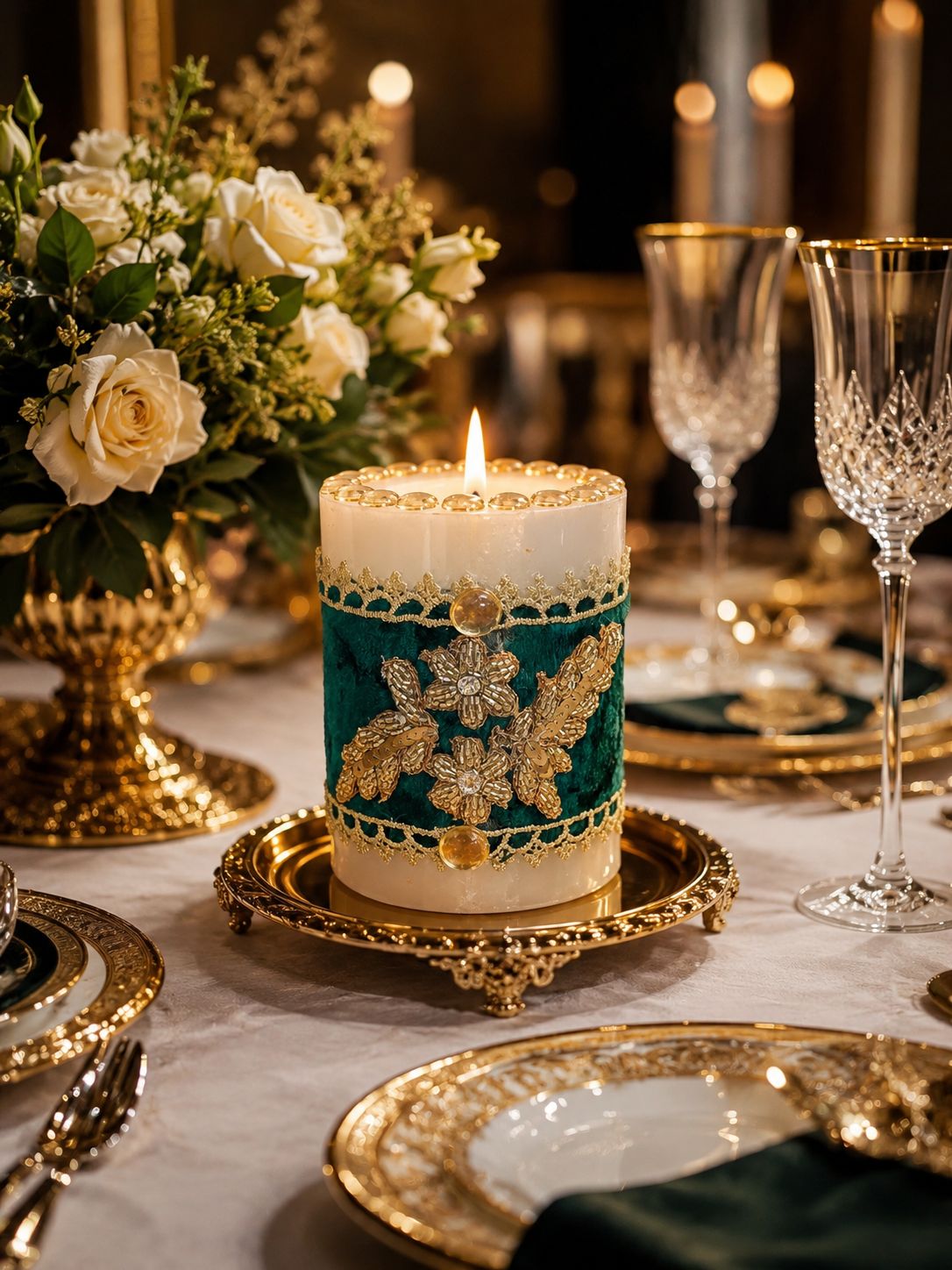 Emerald Maharani Luxe Candle