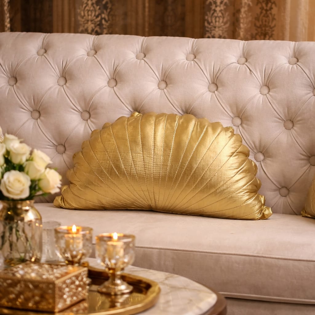 Royal Shell Luxe Cushion