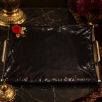 Noir Royale Sequin Tray Cover Set