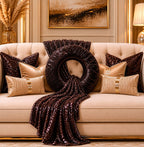 Midnight Luxe Sequin Ring Cushion