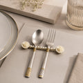 Decorative Pearl & Floral Cutlery Rest