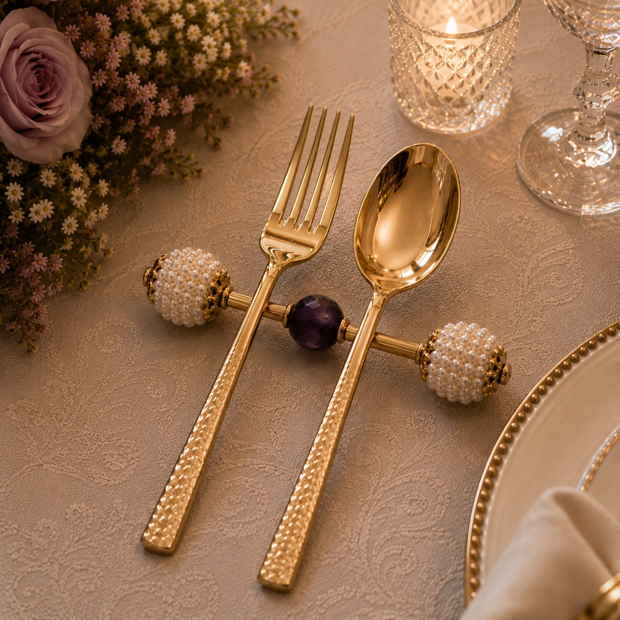 Lavender Luxe Cutlery Holder