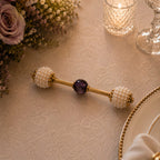 Amethyst Pearl Cutlery Rest
