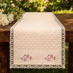 Vintage Rose Lace Runner