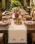 Vintage Rose Lace Runner