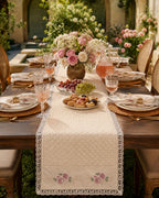 Vintage Rose Lace Runner