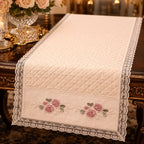 Vintage Rose Lace Runner
