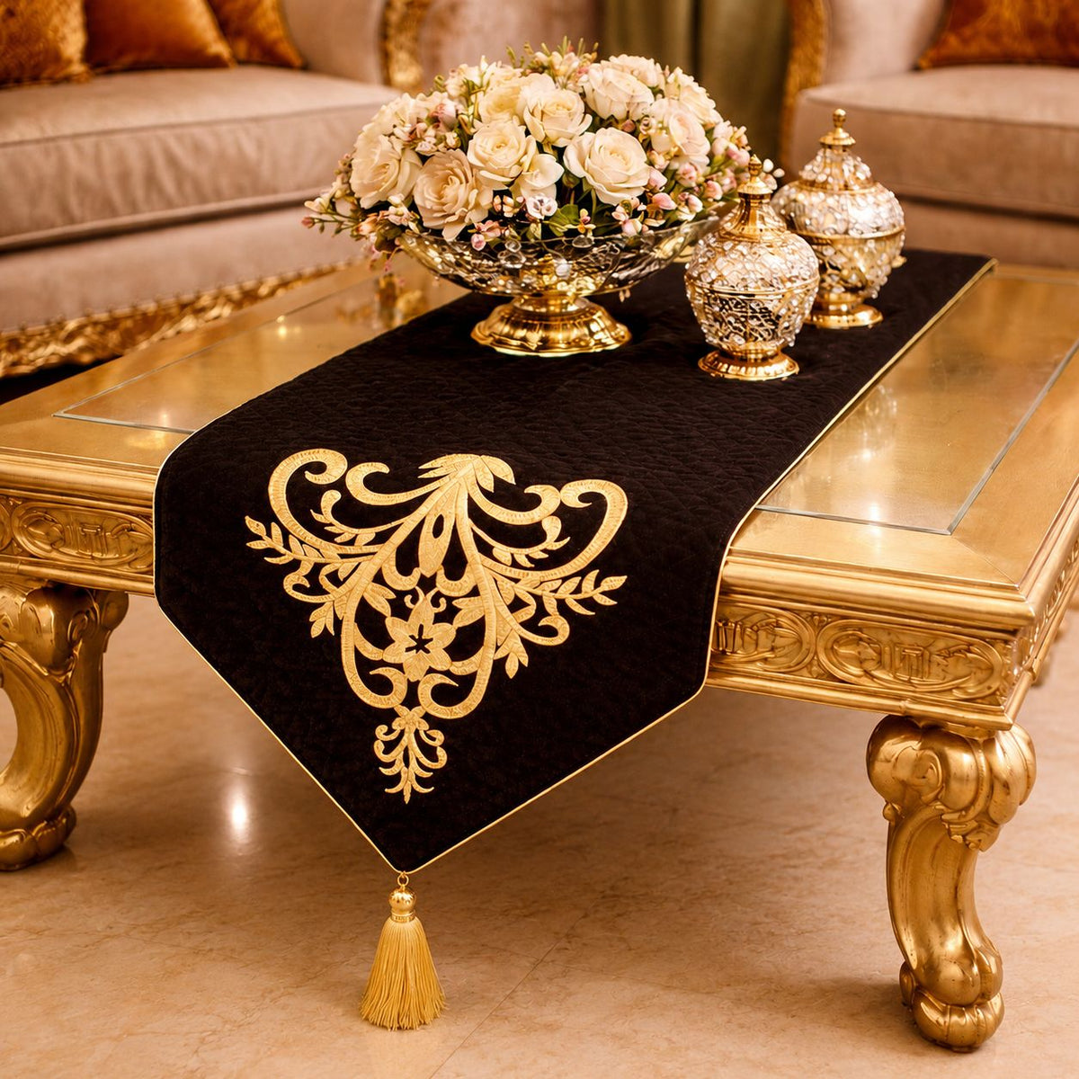 Baroque Luxe Table Runner
