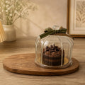 Rustic Glass Cloche Serving Dome