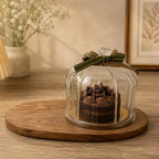 Rustic Glass Cloche Serving Dome