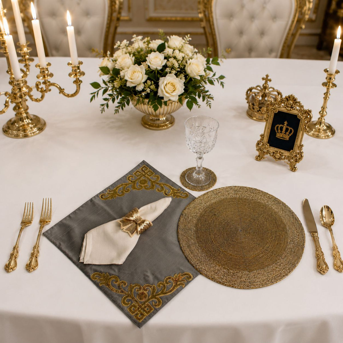 Regal Baroque Tablescape Set