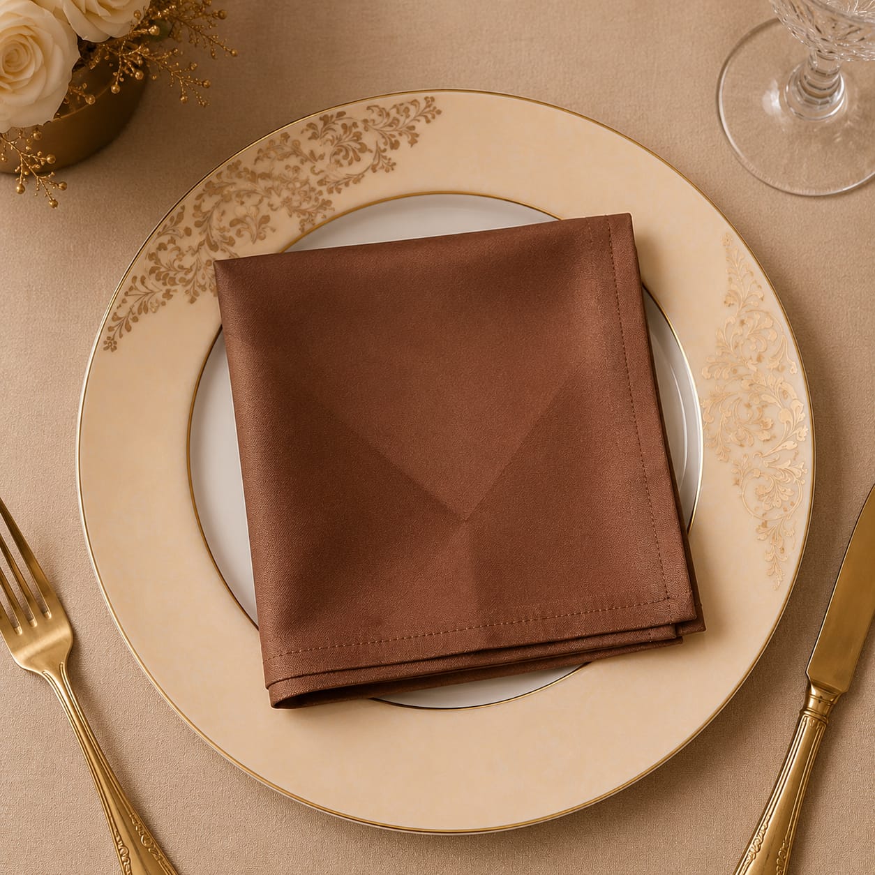 Cognac Luxe Napkin