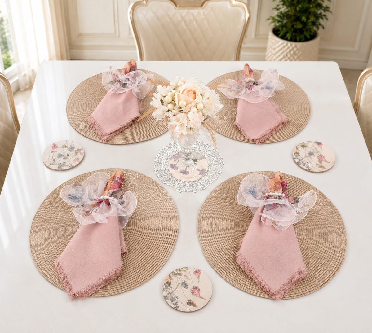 Earthy Elegance set of 4